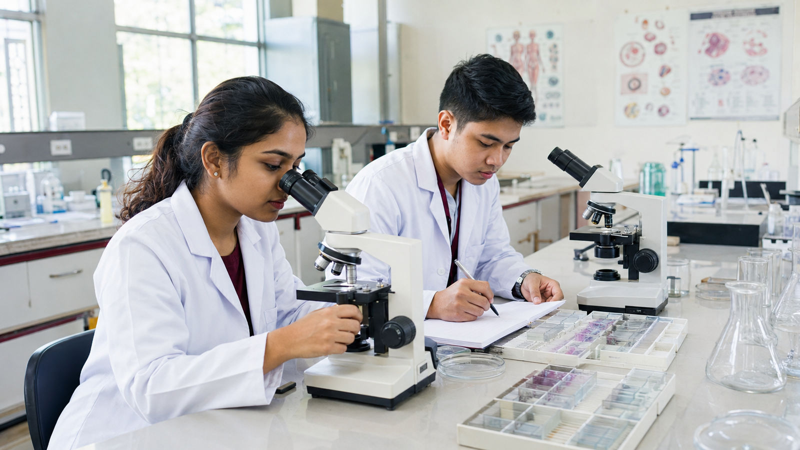 Biochemistry Laboratory Learning & Microscopic Research
